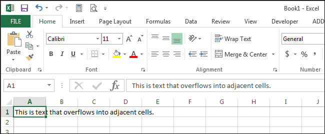stop automatically wrapping text excel for mac